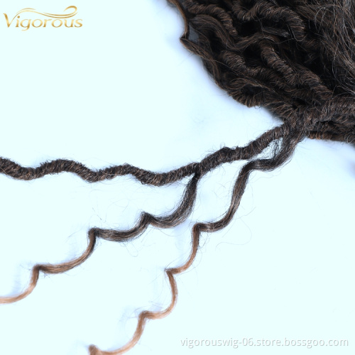 Vigorous fashion cheap passion twist hair wholesale  locs 24 inch full synthetic crochet braiding hair hd lace front wigs